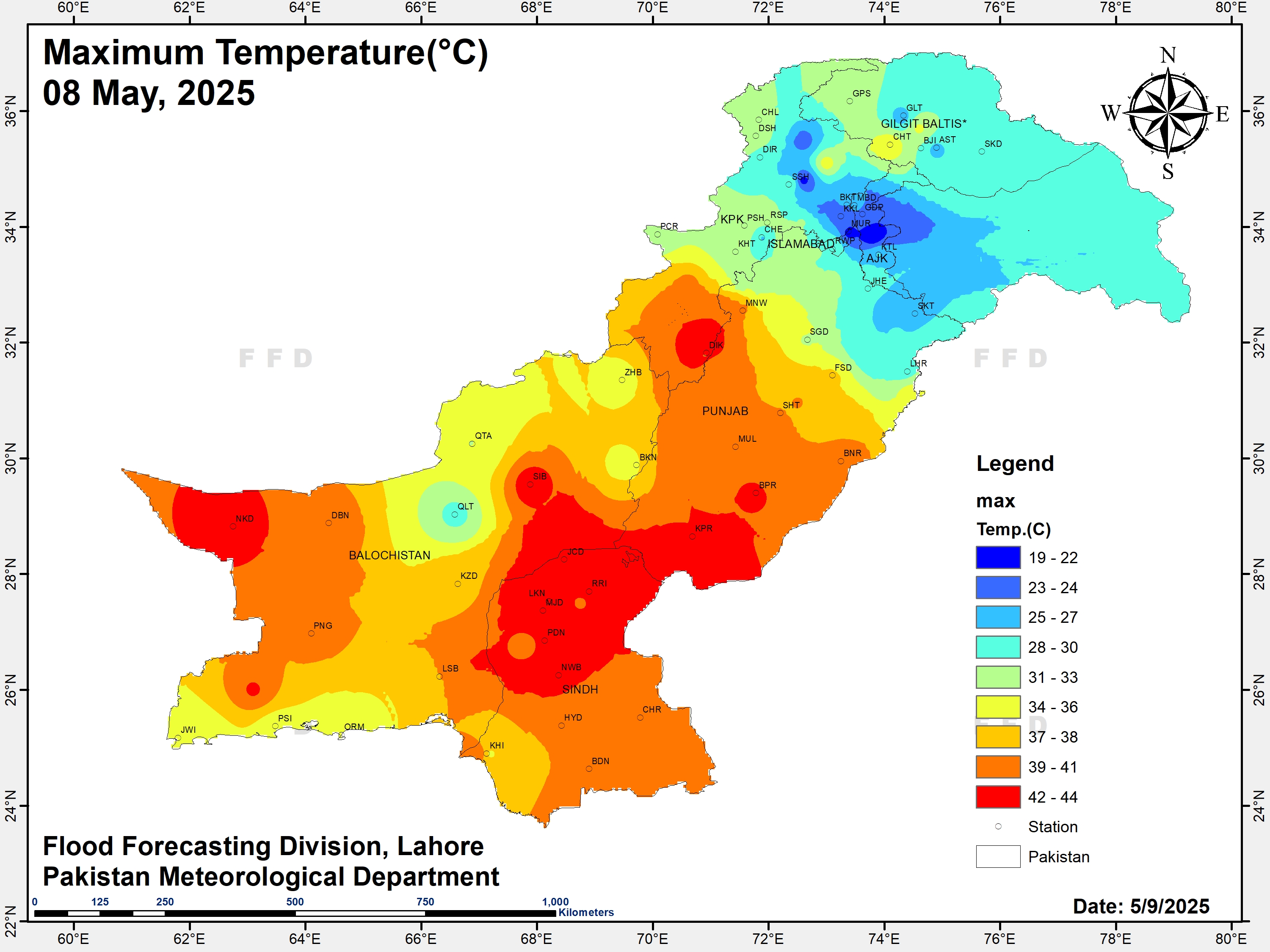 Maximum Temps