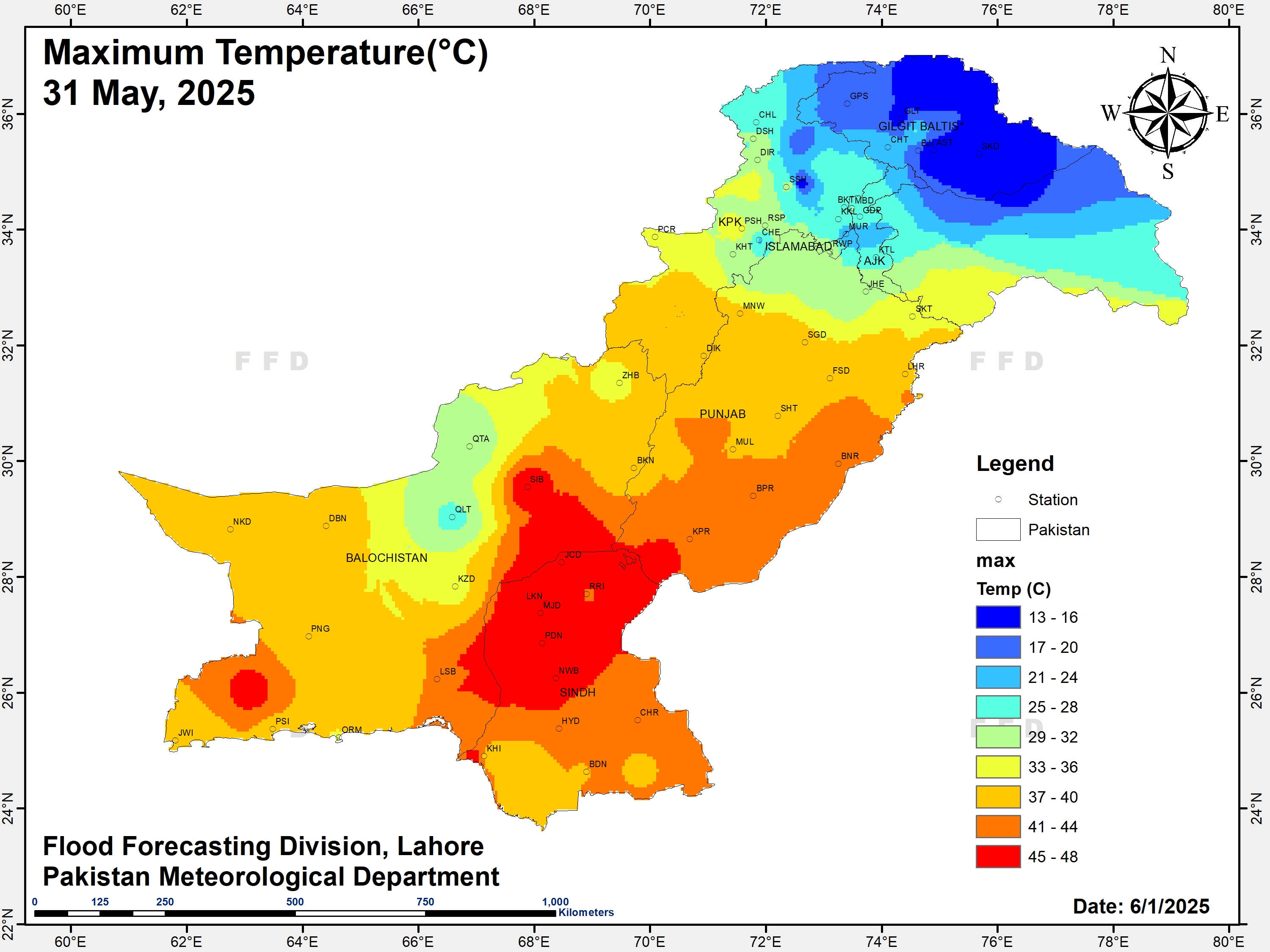 Maximum Temps