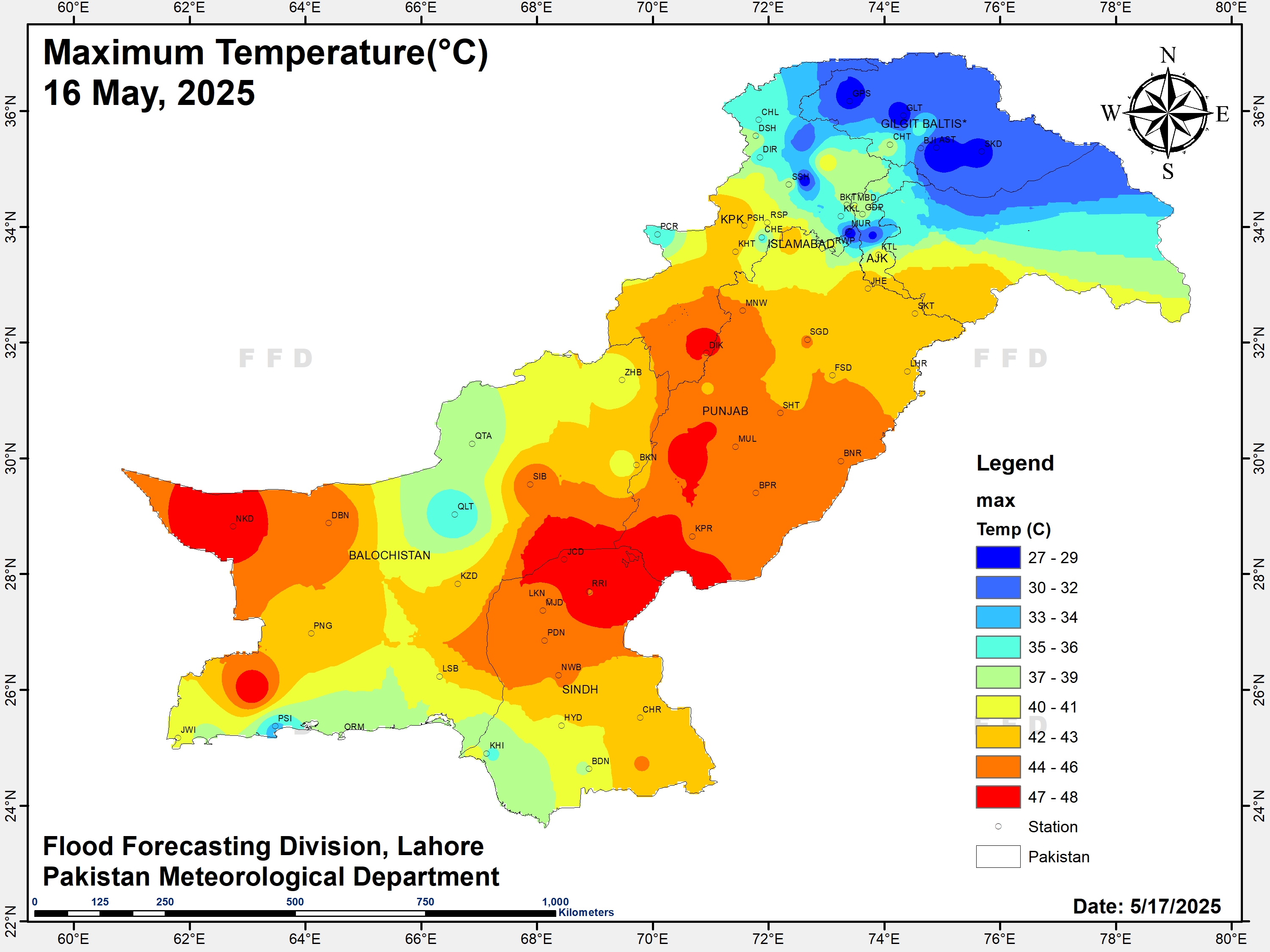 Maximum Temps