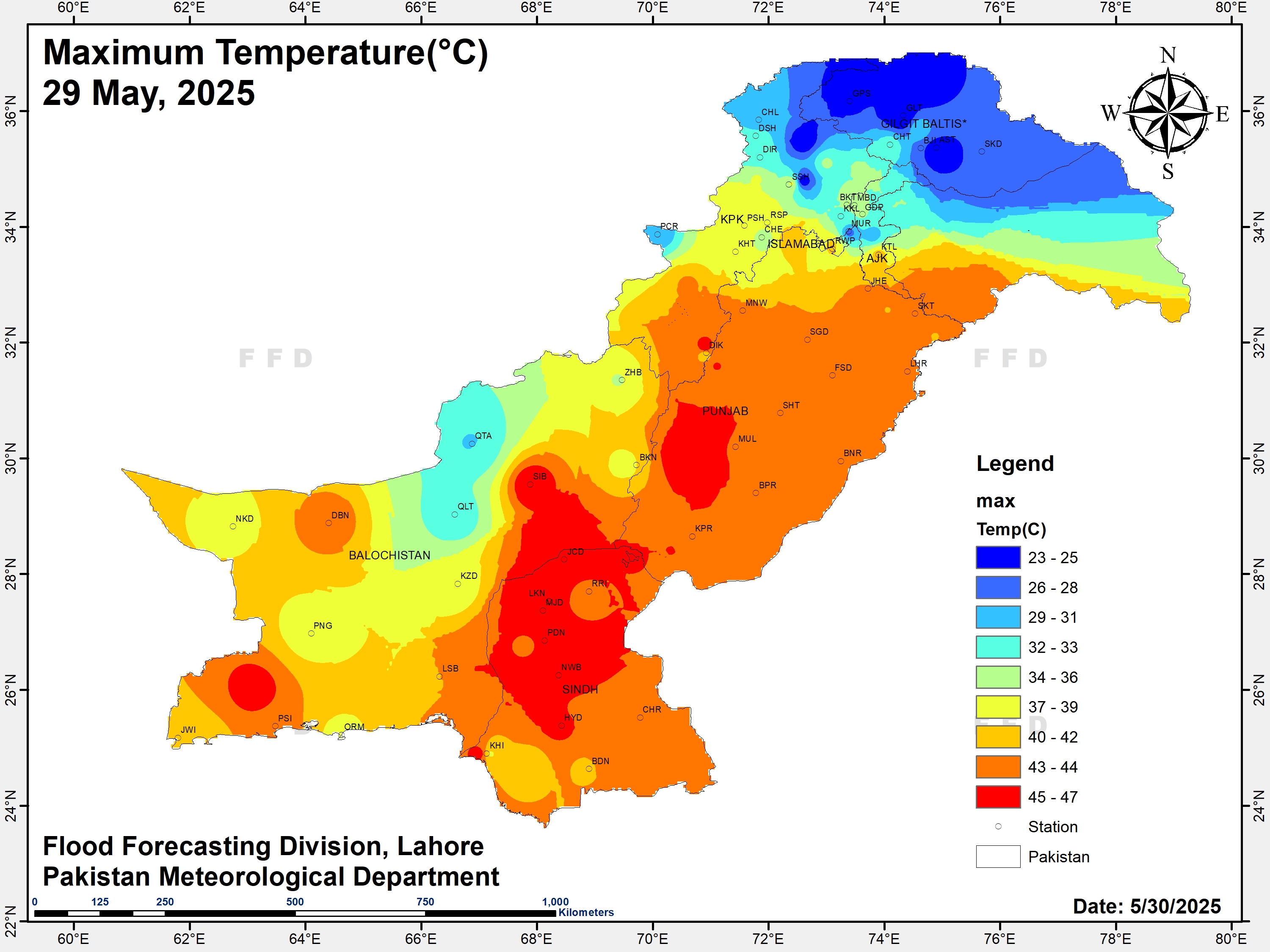 Maximum Temps