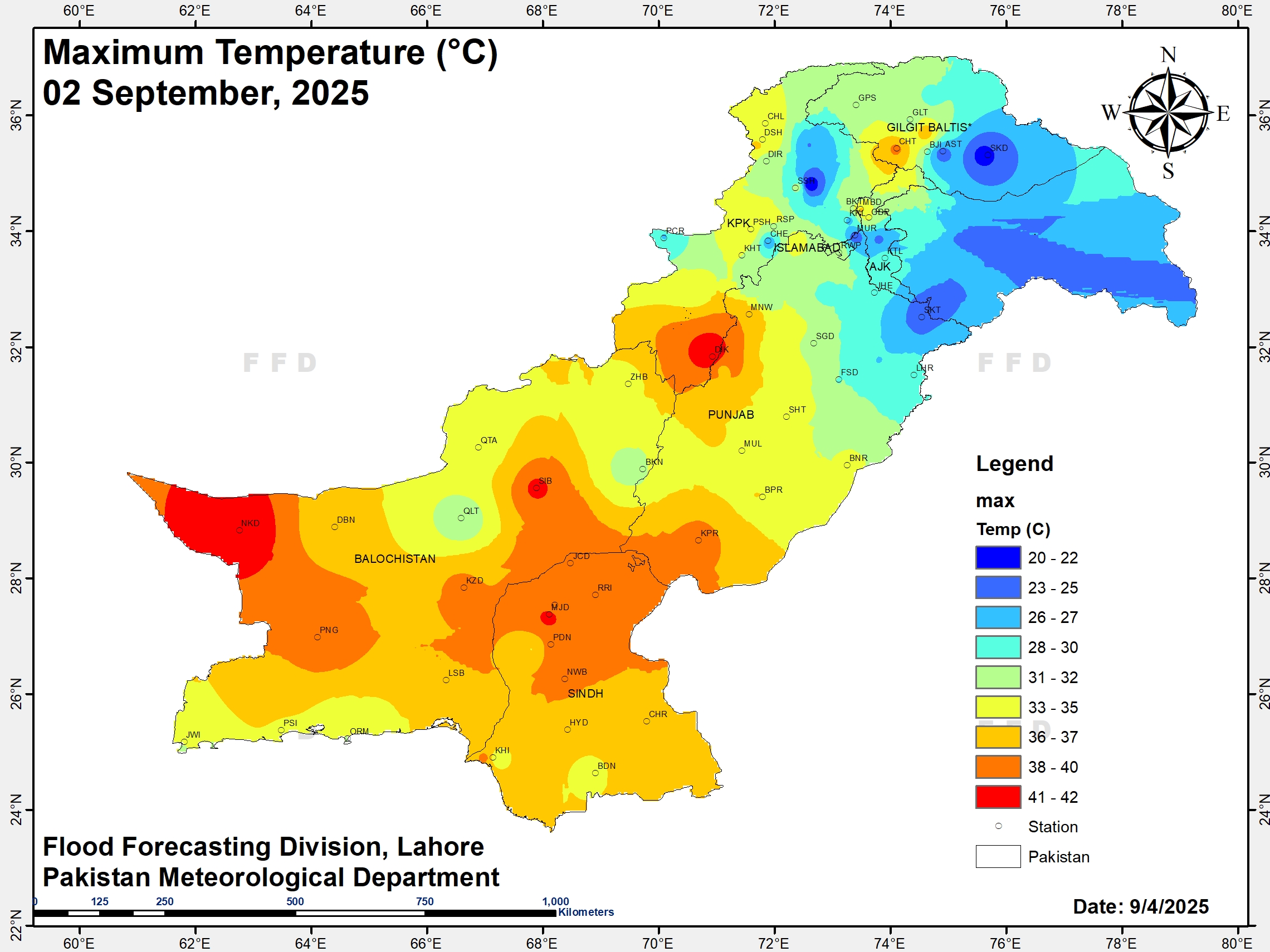 Maximum Temps
