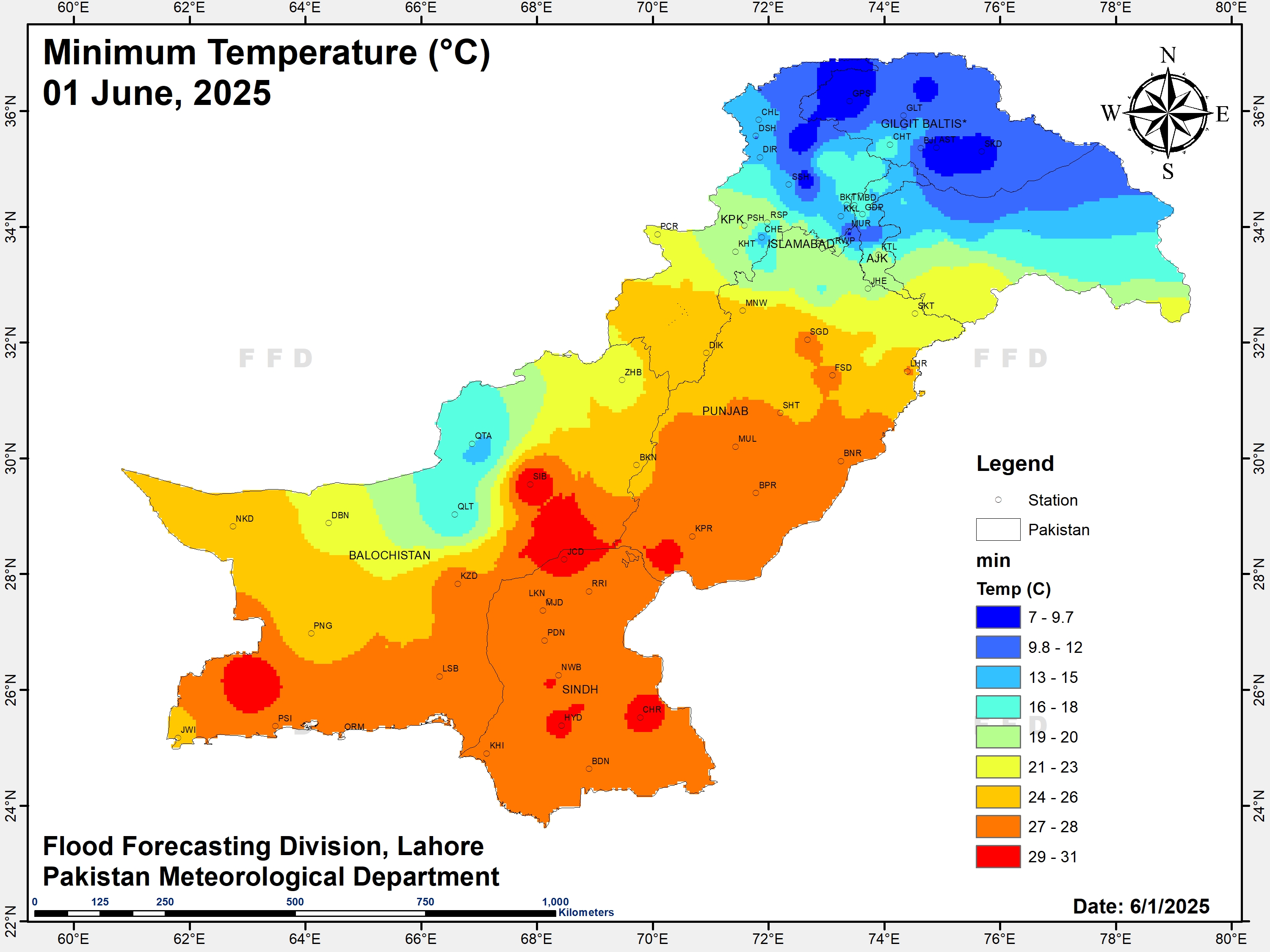 Minimum Temps